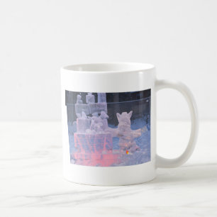Eisskulptur Sportlicher Künstler Schnitzerei Arkti Kaffeetasse