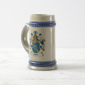 Eissler Familienwappen Bierglas (Vorderseite Links)
