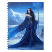 Eissorzerin der Tundra-Schneeflocke Notizblock (Vorderseite)