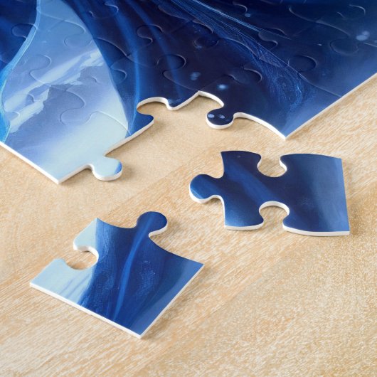 Eissorzerin der Tundra-Schneeflocke Puzzle (Seite)