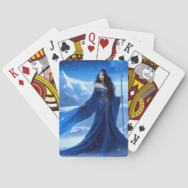 Eissorzerin der Tundra-Schneeflocke Spielkarten