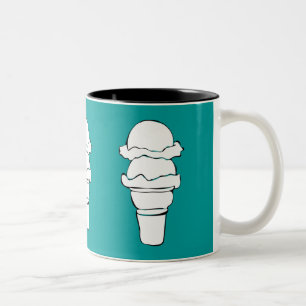 Eisspiralen Zweifarbige Tasse