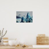 Eisspitzen im Perito Moreno Andengletscher Poster (Küche)