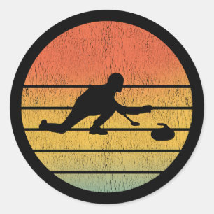 Eissport Eissport Stone Broom Runder Aufkleber