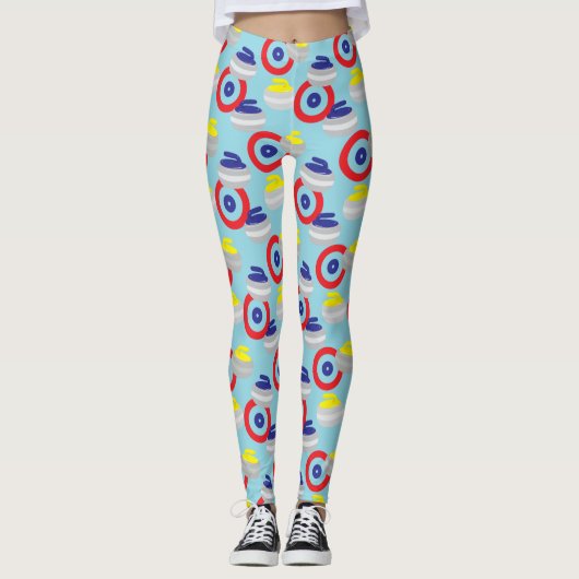 Eissportzentren und Targets Muster Leggings (Vorderseite)