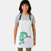 Eisspray bei Eishockey mit Eishockeystick Schürze (Insitu)