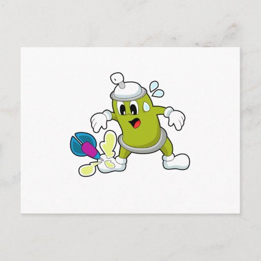 Eisspray Darts Dart Postkarte (Vorderseite)