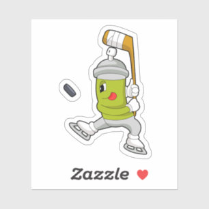 Eisspray Eishockey Eishockey Eishockeystick Aufkleber