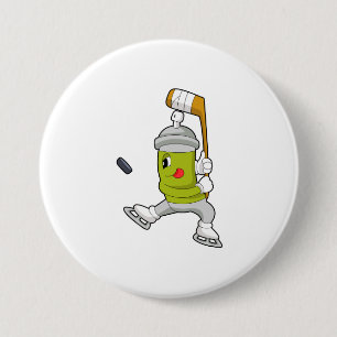 Eisspray Eishockey Eishockey Eishockeystick Button