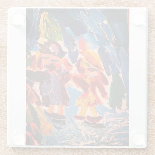 Eisstockspass Glasuntersetzer (Rückseite)