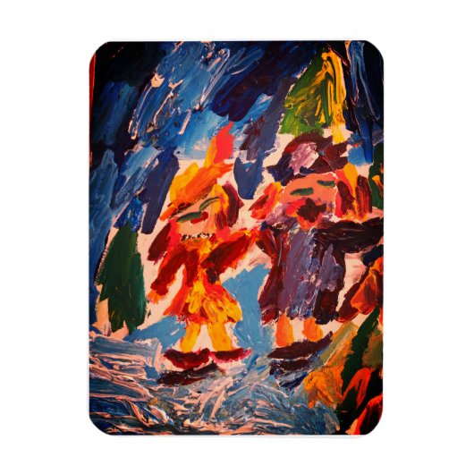 Eisstockspass Magnet (Vertikal)