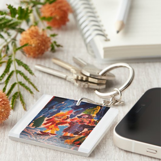 Eisstockspass Schlüsselanhänger (Vorderseite rechts)