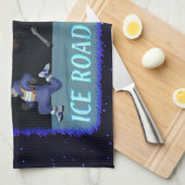 Eisstraßenläufer Handtuch (Viertel Falte)