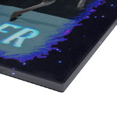 Eisstraßenläufer Schneidebrett (Ecke)