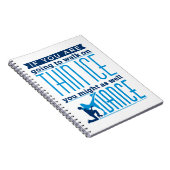 Eistanzen, wenn man auf Dünneis laufen will Notizblock (Rechte Seite)