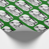 Eistauben Geschenkpapier (Ecke)