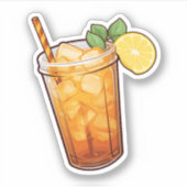 Eistee Aufkleber (Vorderseite)