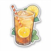 Eistee Aufkleber (Vorderseite)