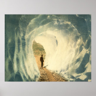 Eistunnel - Vintage Kunst Poster
