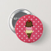 Eistüte Button (Vorne & Hinten)