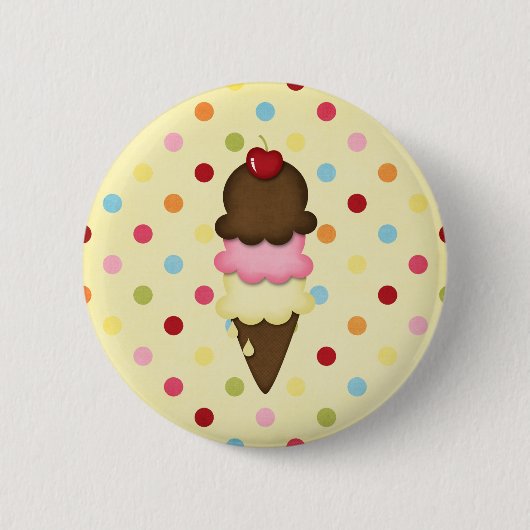 Eistüte Button (Vorderseite)