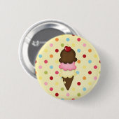 Eistüte Button (Vorne & Hinten)