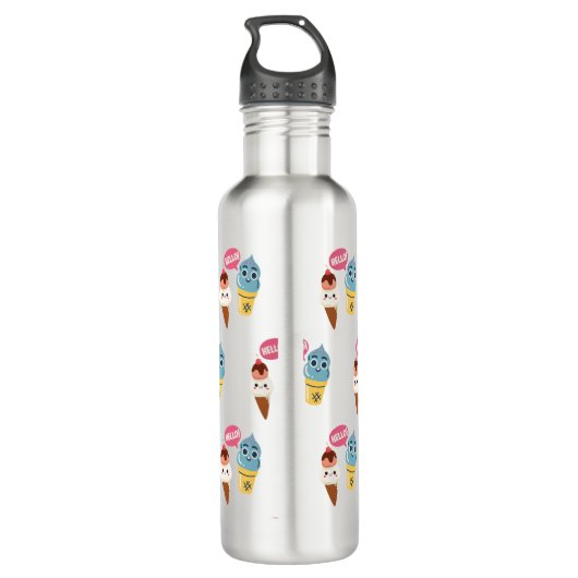 Eistüte Edelstahlflasche (Rückseite)