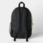 Eistüte farbig bedruckter rucksack (Rückseite)