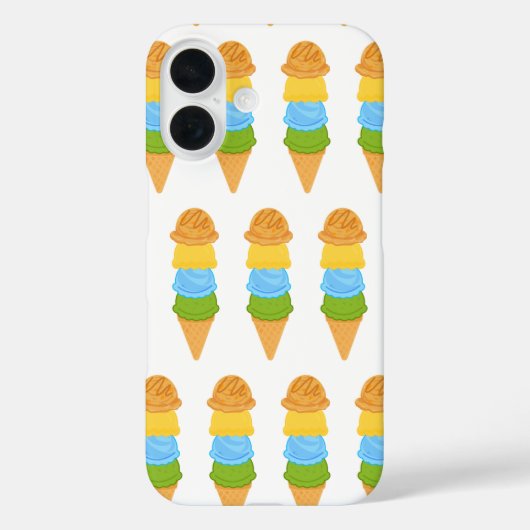 Eistüte farbig Case-Mate iPhone hülle (Rückseite)