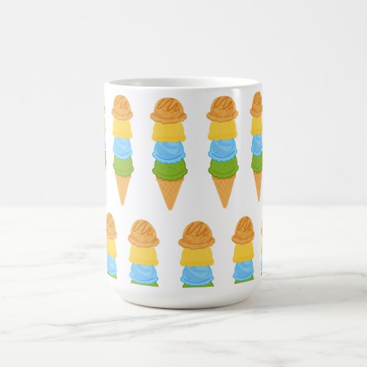 Eistüte farbig kaffeetasse (Mittel)