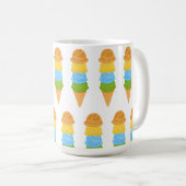 Eistüte farbig kaffeetasse (VorderseiteRechts)