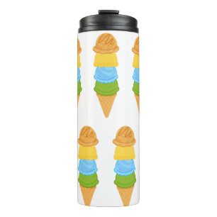 Eistüte farbig thermosbecher
