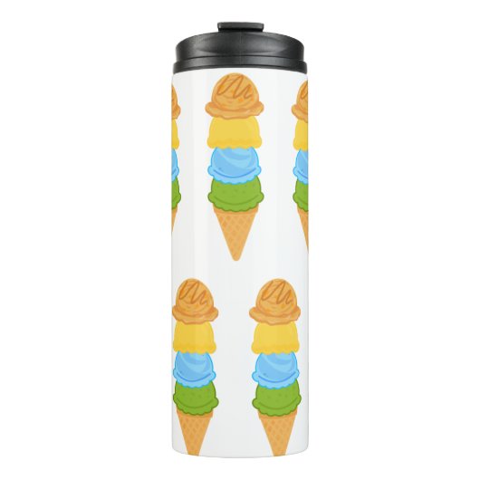 Eistüte farbig thermosbecher (Vorderseite)