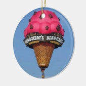 Eistüte-Heißluft-Ballon Keramikornament (Links)