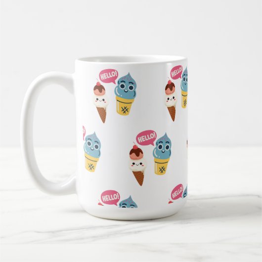 Eistüte Kaffeetasse (Links)