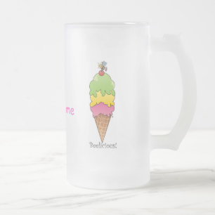 Eistüte Mattglas Bierglas