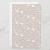 Eistüte-Muster auf Brown Briefpapier (Vorne/Hinten)