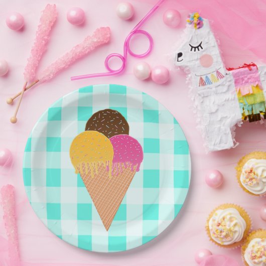 Eistüte Pappteller (Party)