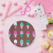 Eistüte-Pappteller Pappteller (Party)