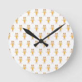 Eistüte Runde Wanduhr (Vorderseite)
