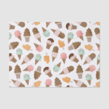 Eistüte-Seidenpapier