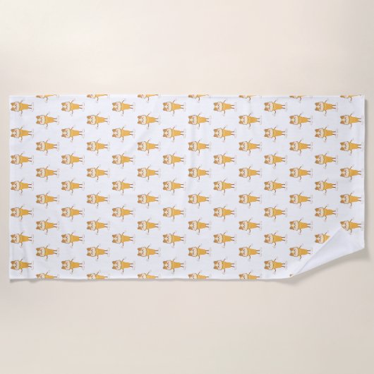 Eistüte Strandtuch (Vorderseite)