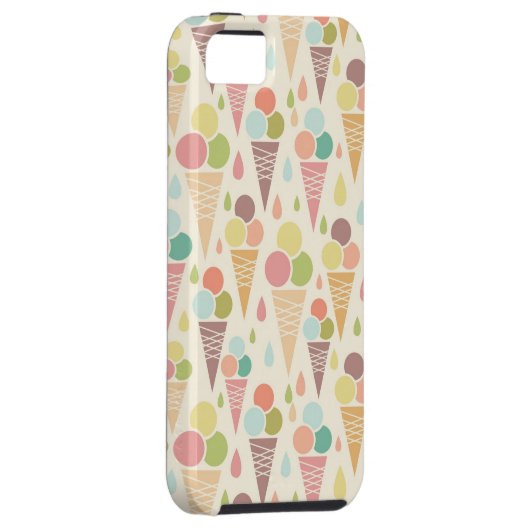 Eistütemuster Case-Mate iPhone Hülle (Rückseite/rechts)