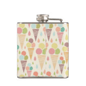 Eistütemuster Flachmann (Rückseite)