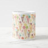 Eistütemuster Jumbo-Tasse (Vorderseite)