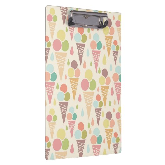 Eistütemuster Klemmbrett (Rechts)