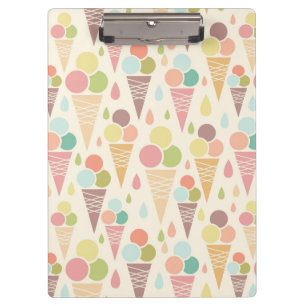 Eistütemuster Klemmbrett