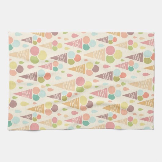 Eistütemuster Küchentuch (Horizontal)