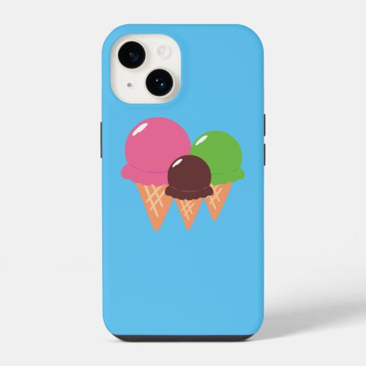 Eistüten iPhone-Hülle iPhone Hülle (Rückseite)
