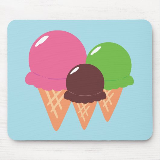 Eistüten Mousepad (Vorne)